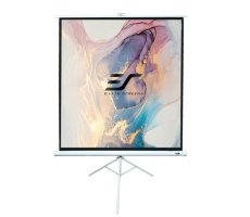 Ecran de proiectie portabil cu trepied, 203 x 203 cm, EliteScreens Tripod T113NWS1, format 1:1