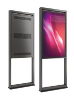 Totem de exterior Kiosk T1V55N-BB, pentru display fulloutdoor LG 55''