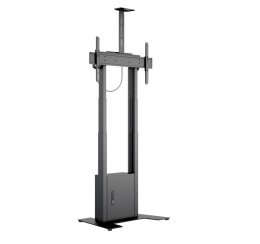 Stand TV motorizat de podea cu dulap si suport camera, Multibrackets MB-8588, 42-100", max.120kg, negru