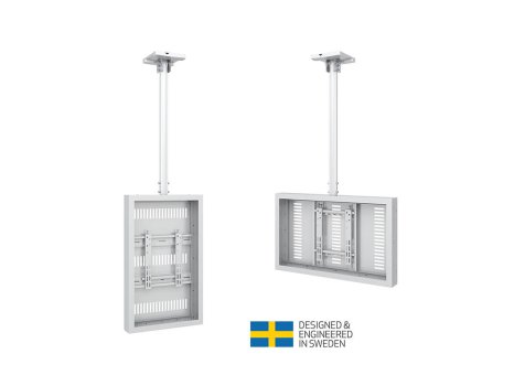 Carcasa LCD de Interior cu montare pe tavan Multibrackets MB-3861, 50", max.25 kg, alb