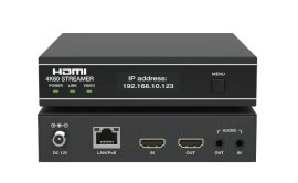 Encoder HDMI 4K@60 pentru Streaming H.264/H.265, HDMI IN & OUT, Audio-IN & OUT