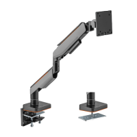 Suport monitor cu prindere pe masa, Blackmount BM-MNT61, ecrane 17"-49", max.20 kg, gri inchis, single