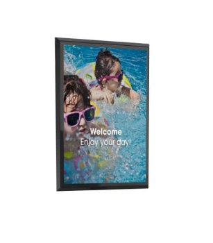Enclosure perete -carcasa pentru display LG outdoor 49XE4F-M, 49", Bezel 38.4 mm si rama Vogel's