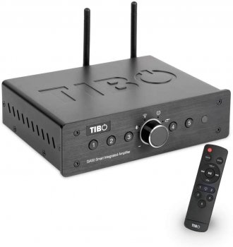 Amplificator stereo Tibo SIA50, 2x50W, Wi-Fi Streaming, Bluetooth