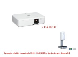 Videoproiector SMART EPSON CO-FH02, Android TV, Full HD 1920 x 1080, 3000 lumeni, atentie nu se poate monta in tavan