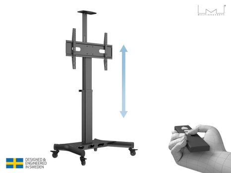 Stand TV mobil motorizat cu suport camera Multibrackets MB-5834, 32"-75", max. 60kg