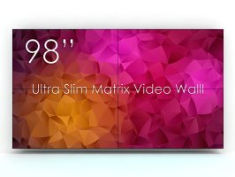 RESIGILAT Solutie VideoWall 2x2 cu suport Vogel's 2x2 de perete si 4 Display-uri SWEDX UMX-49K8-01