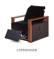 Fotoliu premium motorizat pentru Home Cinema COPENHAGEN, culori si accesorii customizabile