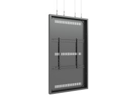 Carcasa LCD de Interior pe fir Multibrackets MB-3731, 75", max.55 kg, negru