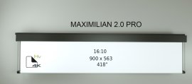 Ecran de proiectie motorizat Profesional Screenline MAXIMILIAN 2.0 PRO, Home Vision, 900 x 563(418"), comutator perete