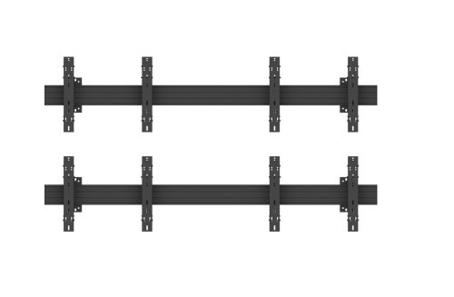 Solutie videowall 2x2 LCD Multibrackets, 40"-75", reglabil, VESA 600x400 ,max 40 kg/ screen ,negru