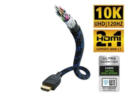 Cablu HDMI2.1, 10K@120Hz, Inakustik Premium, 3m, 00423530