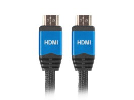 Cablu 1.8m HDMI2.0 premium cu mufe metalice, 4K@60Hz, CA-HDMI-20CU-0018-BL, Lanberg