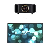 Pachet proiectie Home Cinema - Living Room cu Videoproiector JVC DLA-RS2100 si Ecran rama fixa EliteScreens AR135WH2