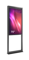 Totem de exterior T1 ,T1HV75N-BBB, pentru display 75'', inaltime 262 cm, 145 kg, dim.1160x2620x150 mm