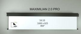 Ecran de proiectie motorizat Profesional Screenline MAXIMILIAN 2.0 PRO, Home Vision, 1000 x 625(464"), comutator perete