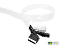 Cable Sock by Multibrackets MB-2537, 55 mm (110 mm extins) latime , pretul este pe metru liniar- Alb