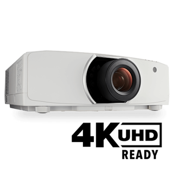 Videoproiector instalabil profesional cu suport 4K NEC NP-PA853W, WXGA, 8500 lumeni cu lentila NP13ZL