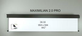 Ecran de proiectie motorizat Profesional Screenline MAXIMILIAN 2.0 PRO, Home Vision, 950 x 594(441"), comutator perete