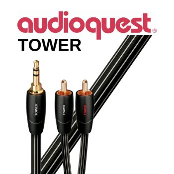Cablu audio 3.5mm - 2RCA AudioQuest Tower 0.6m