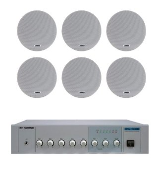 Pachet Sonorizare cu amplificator 60W RH SOUND BW160 si 6 boxe tavan DSPPA DSP5011
