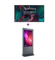 Pachet Display profesional LG 49" 49UH5N-E.AEU si Totem de interior B01, B01V49N-SAB