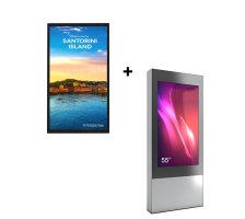 Pachet Totem de exterior XR ,XRH55N-SAB si Outdoor Display LG 55XE4F-M