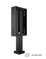 Totem de interior cu doua fete pentru LG 55XE4F-M, Multibrackets MB-8157, 55", max.50kg, antifurt, negru