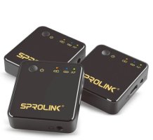 SPROLINK M2-Set Microfoane Wireless,2 Transmitatoare+1 Receptor, pt.productie audio & video Live, audio-video conferinta
