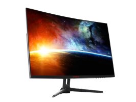 Monitor Curbat Pioneer 2K Yashi YZ-3215, 32", 2560x1440, 2K QHD, luminozitate 350, 50.000.000:1, Low Blue Light