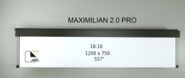 Ecran de proiectie motorizat Profesional Screenline MAXIMILIAN 2.0 PRO, Home Vision, 1200 x 750 (557"), comutator perete