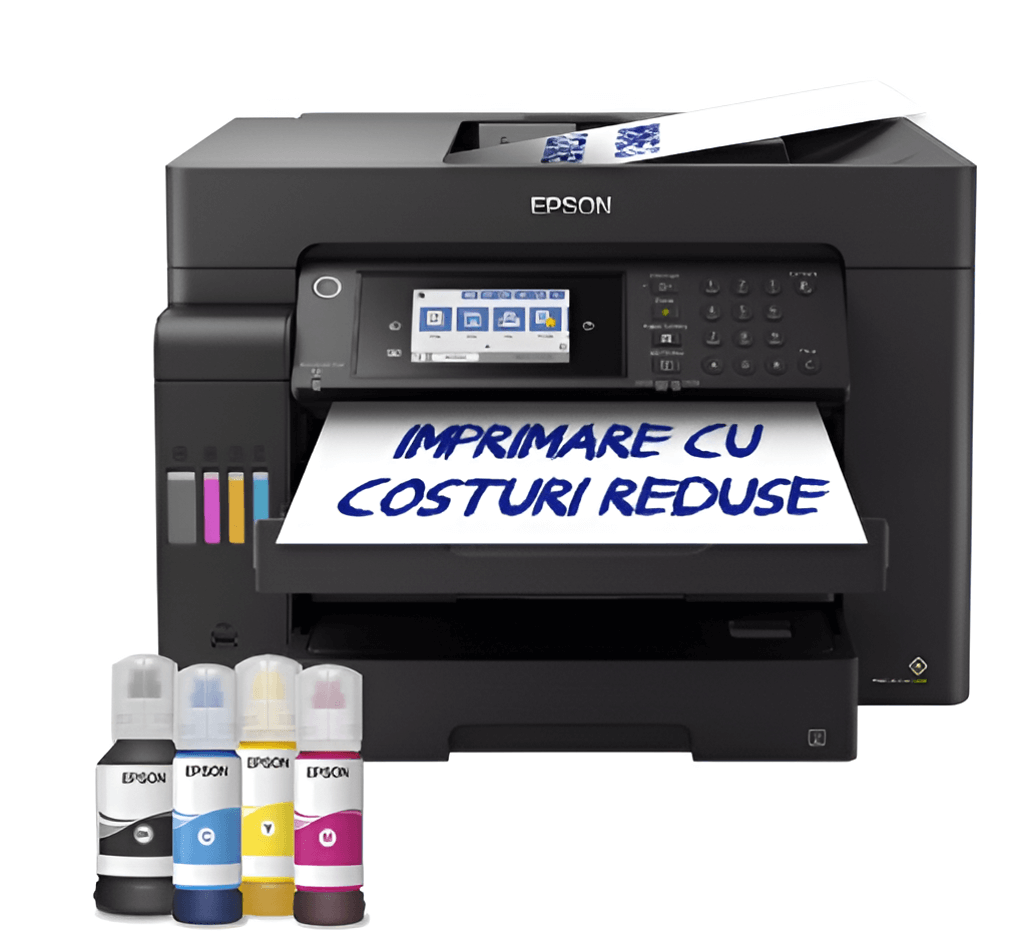 Multifunctionala jet de cerneala Epson EcoTank L15150, Wifi, A4 cu ADF și fax