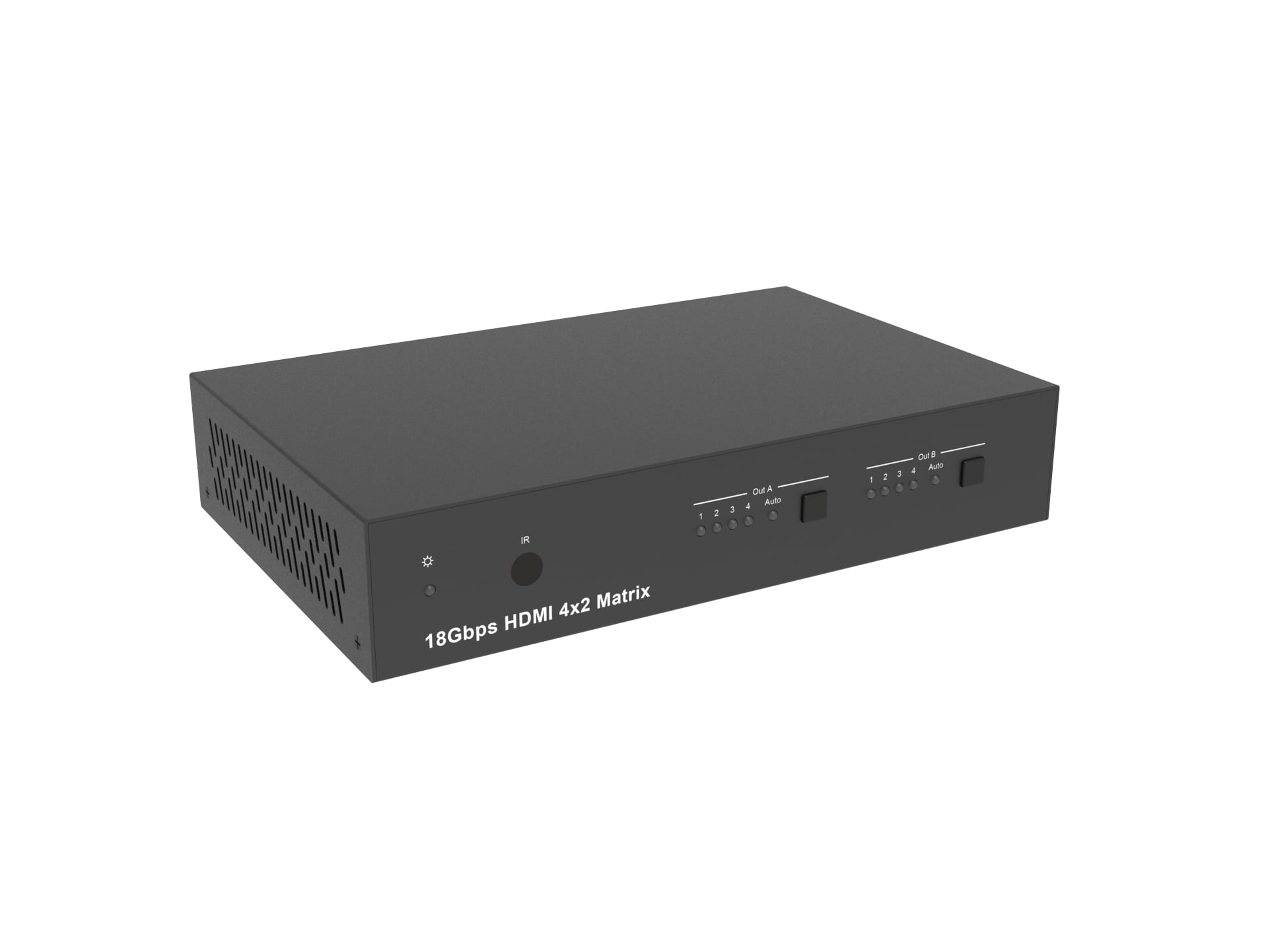 Matrix Switcher HDMI 2.0 4 x 2 18Gbps EVOCONNECT HDP-MXB42AP, cu telecomanda
