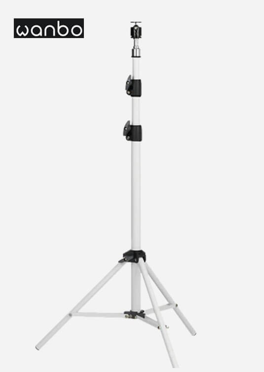 Stand/Trepied Wanbo pt.MINI videoproiector/camera PTZ,ajustabil 60-170cm in 3 puncte,90°vertical,max.2kg,alb,pt.T2/T4/X2